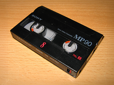 Cassette Hi8 Video8 Digital8
